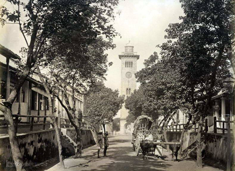 Ceylon Colombo Clock Tower c_1880