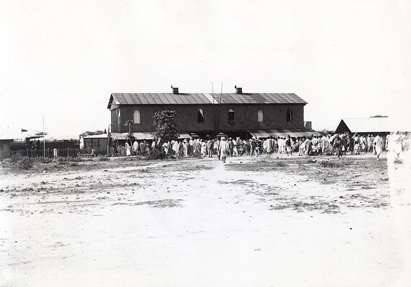 Le premier bâtiment de la gare de Diré-Daoua.