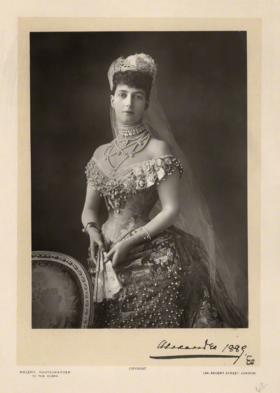 NPG x4125; Alexandra of Denmark by Walery, published by  Sampson Low & Co