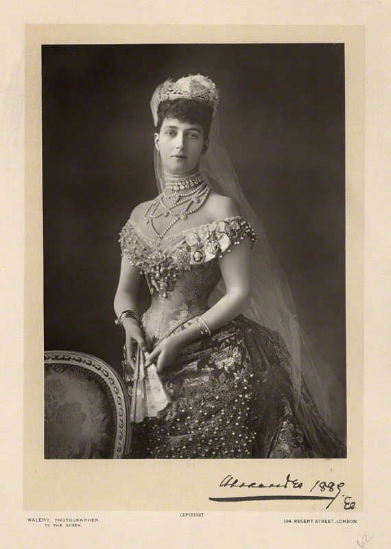 NPG x4125; Alexandra of Denmark by Walery, published by Sampson Low & Co