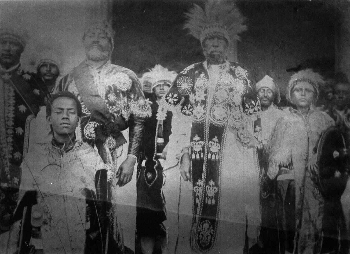 Menelik II & his court