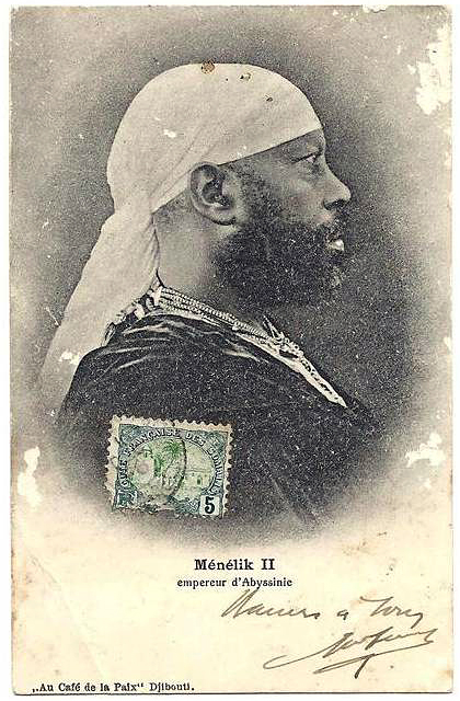 MENELIK II CAFÉ DE LA PAIX