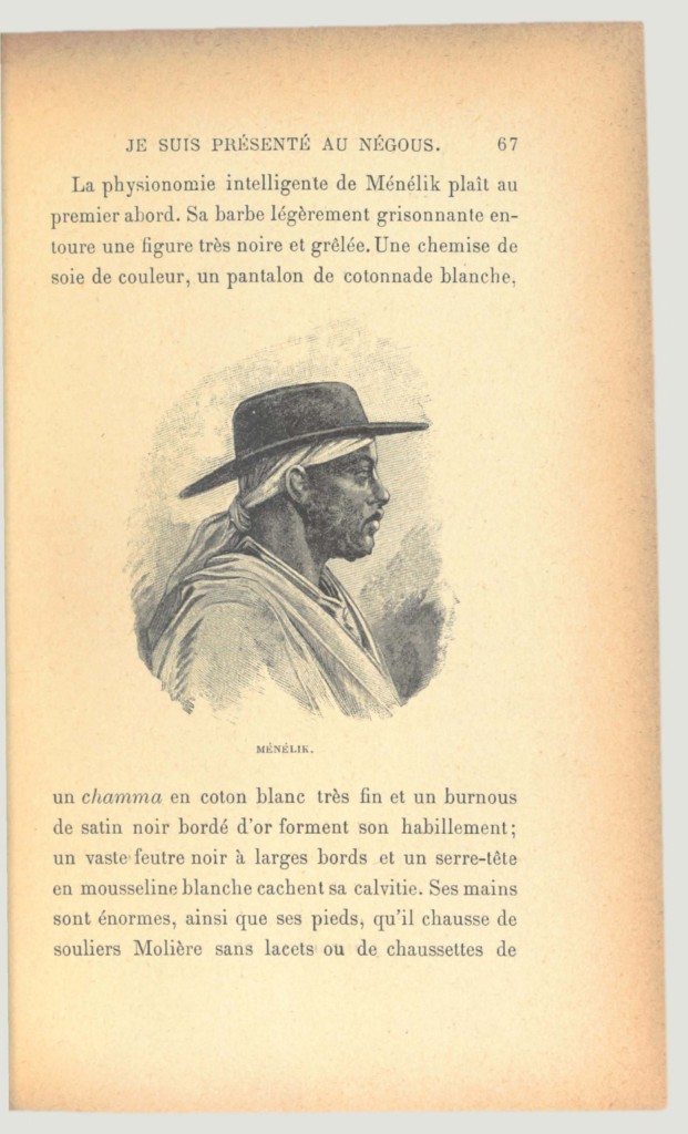 Menelik Vanderheym une expedition avec le negus