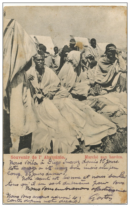Souvenir-Abyssinie-Marche-aux-hardes
