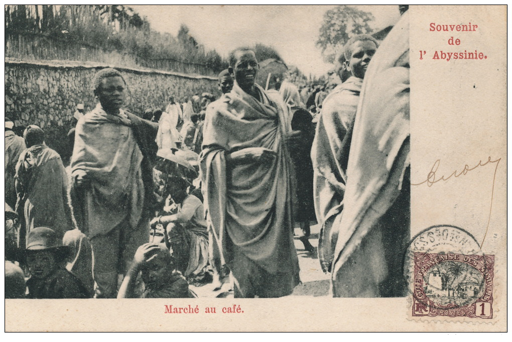 Souvenir-Abyssinie-marche-au-cafe