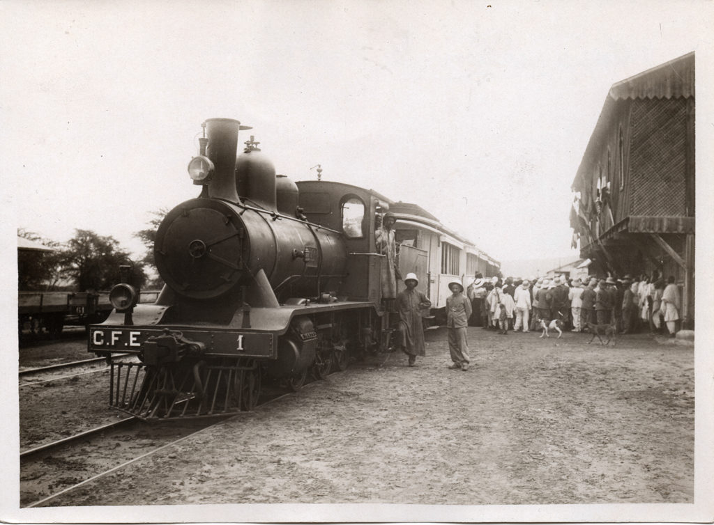 La locomotive 1 en gare de Diré Dawa